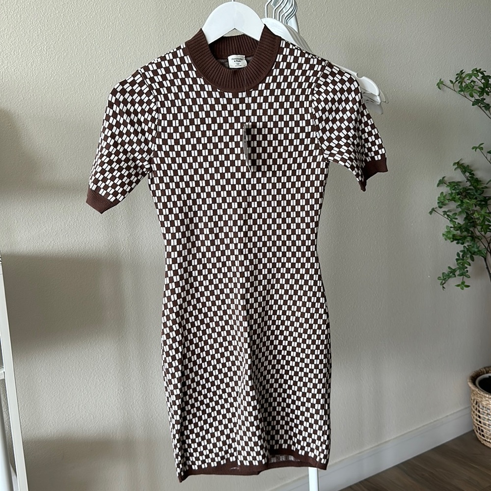 A&F Mockneck Mini Sweater Dress